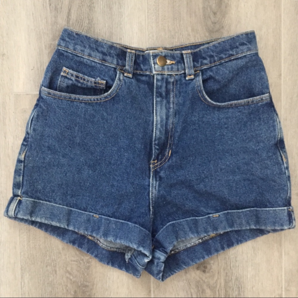 American Apparel jean shorts